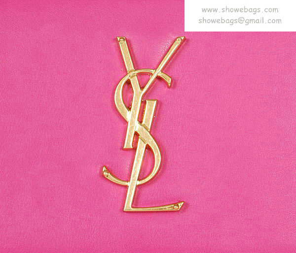 YSL monogramme cross-body shoulder bag 203855 rosered - Click Image to Close